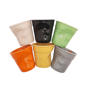 Tazzine - Revol Froissé Set 6 Tazzine Espresso mix1