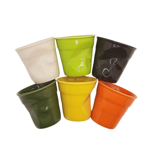 Tazzine - Revol Froissé Set 6 Tazzine Espresso mix 2