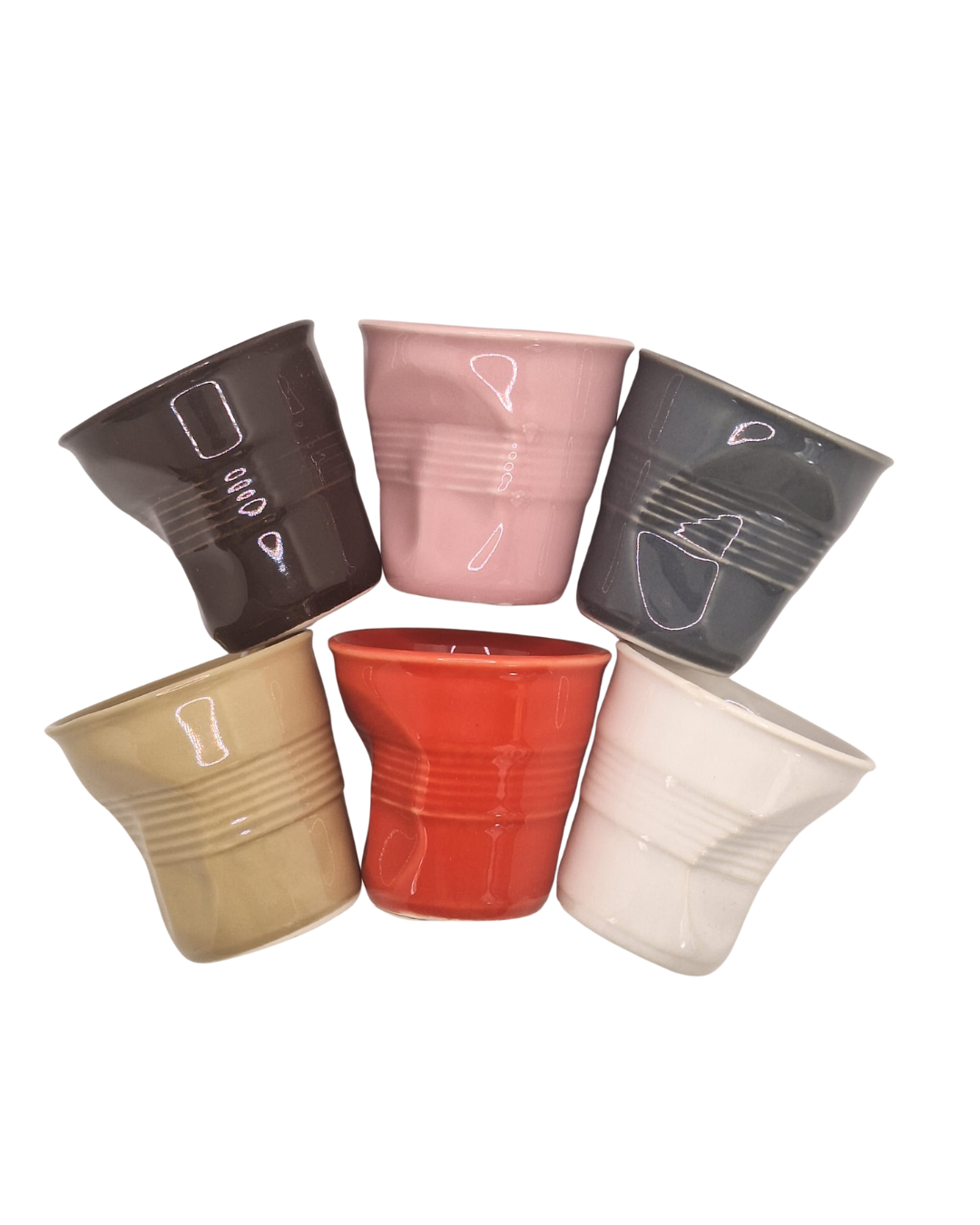 Tazzine - Revol Froissé Set 6 Tazzine Ristretto mix 1