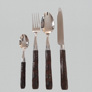 Posate - Equipe Collezione Corteccia Servizio 12 P.T.