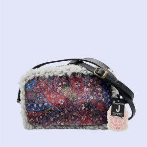 Exquisite J Milano - * Borsa Tracolla Pelle e Velluto