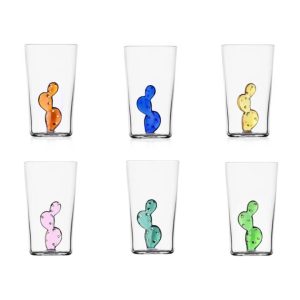 Bicchieri - Ichendorf Milano Set 6 Long Drink Collezione Desert Plants