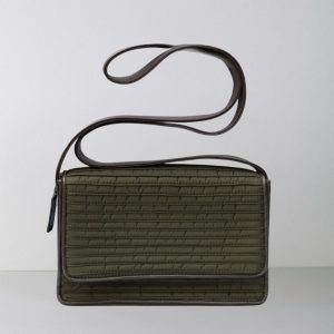 *Collezione Majo Archivio - Borsa Charlotte Militare/Caffè