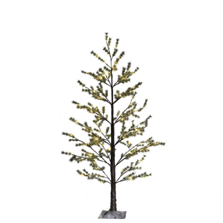 Fiorirà un giardino - Pino verde luminoso innevato h180cm
