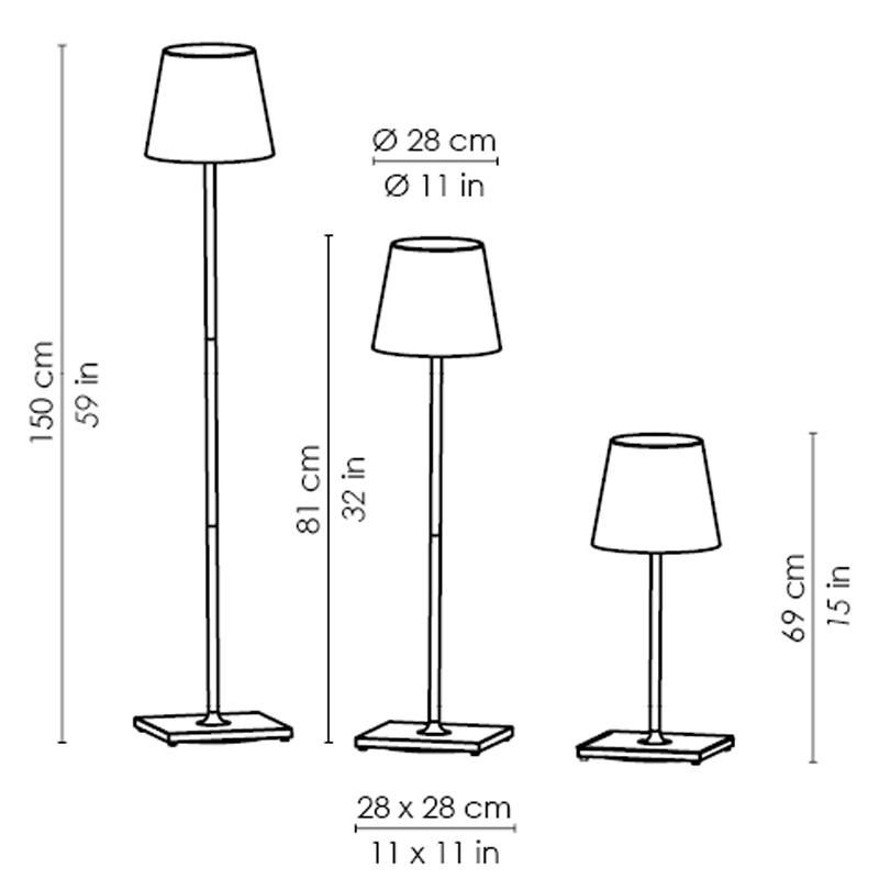 Lampade - Zafferano Lampada da terra Poldina XXL - immagine 2