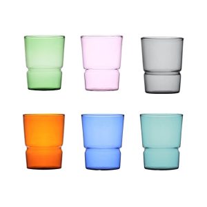 Bicchieri - Ichendorf Milano Collezione Tap Set 6 Bicchieri Acqua Colorati