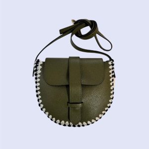 Exquisite J Milano - * Borsa Tolfa Pelle Verde Muschio