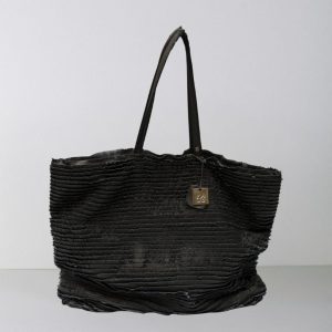 *Collezione Majo -Borsa Frange VEGA nera