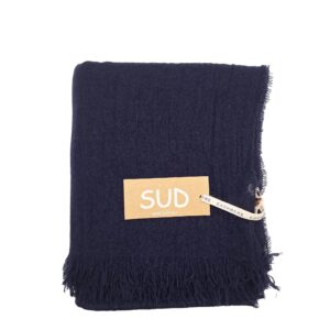 SUD - Stola Cachemire navy blu