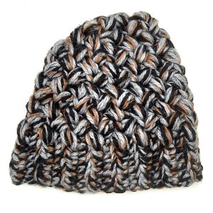 Exquisite J Milano FW2024-25 - Cappello Lana Grigio Perla/ Nocciola