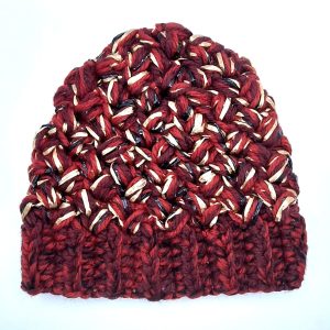 Exquisite J Milano FW2024-25 - Cappello Lana e Rafia Oro/Rosso
