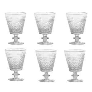 Bicchieri - Zafferano Collezione Provenzale trasparente set 6 Calici Vino