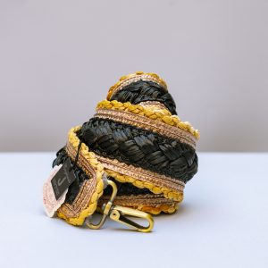 Exquisite J Milano - Tracolla Raffia nero