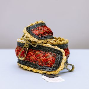 Exquisite J Milano - Tracolla Raffia rosso