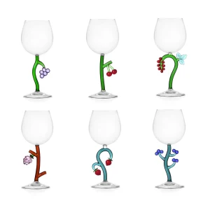 Bicchieri - Ichendorf Milano Set 6 Calici Collezione Fruits & Flowers