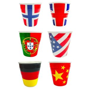 Tazzine - Arcucci Set 6 Tazzine mix Bandiere