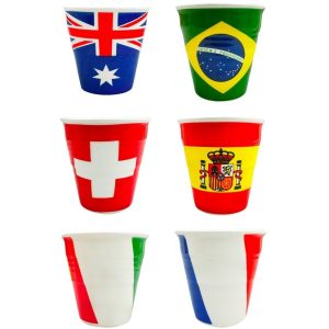 Tazzine -  Arcucci Set 6 Tazzine Mix Bandiere