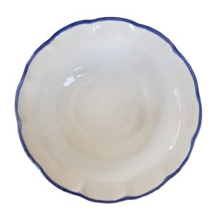 Piatti - Arcucci Collezione Dolcevita Insalatiera cm33 Filo azzurro