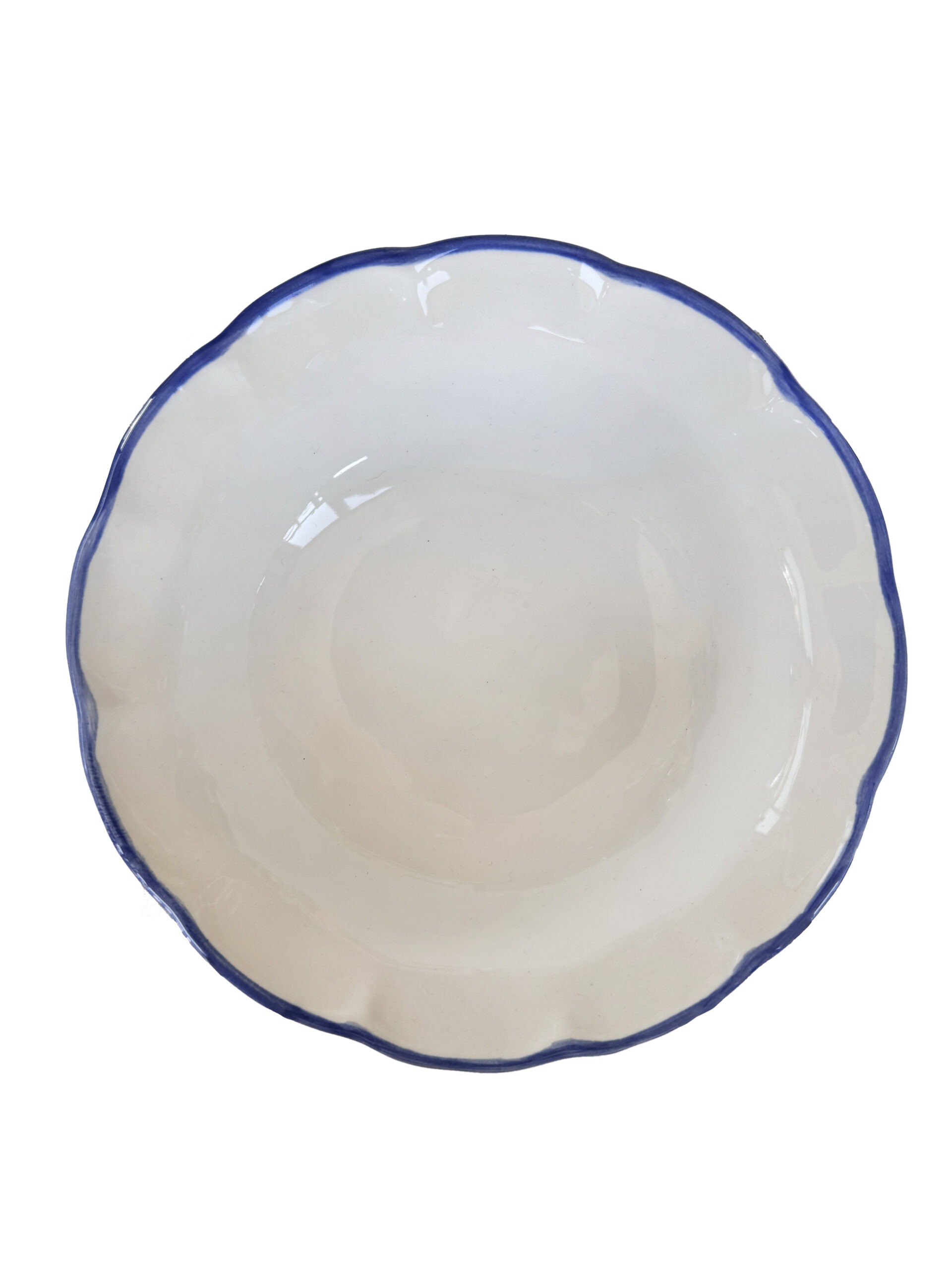 Piatti - Arcucci Collezione Dolcevita Insalatiera cm33 Filo azzurro
