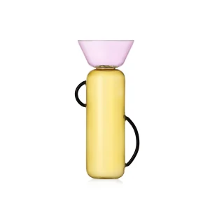 Vasi - Ichendorf milano Geleè Vaso in vetro giallo/rosa