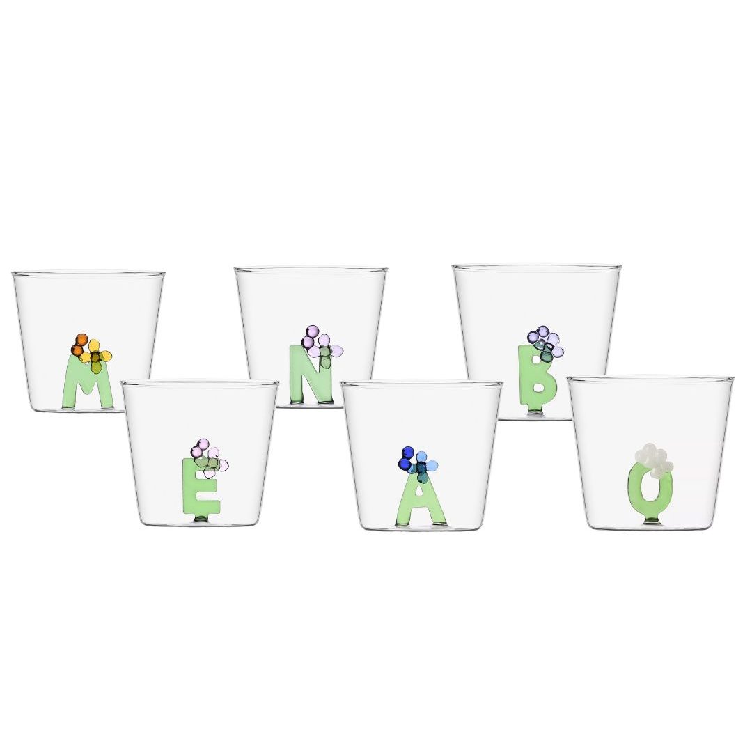 Bicchieri - Ichendorf Milano Collezione Greenwood Bloom Alphabet Tumblr - immagine 3