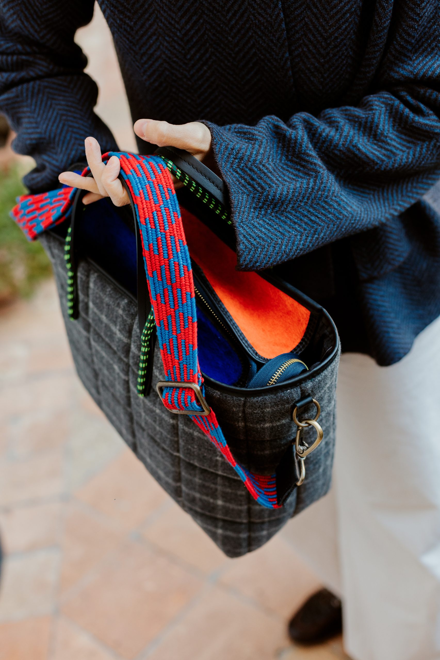 Exquisite J Milano - * Borsa Shopper Lana e Feltro - immagine 3
