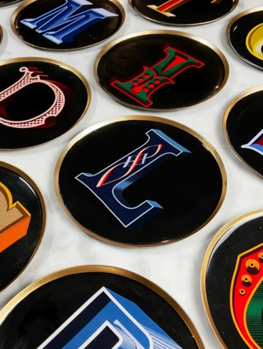 Decorazioni - Cargo High Tech Milano Piattini Lettere
