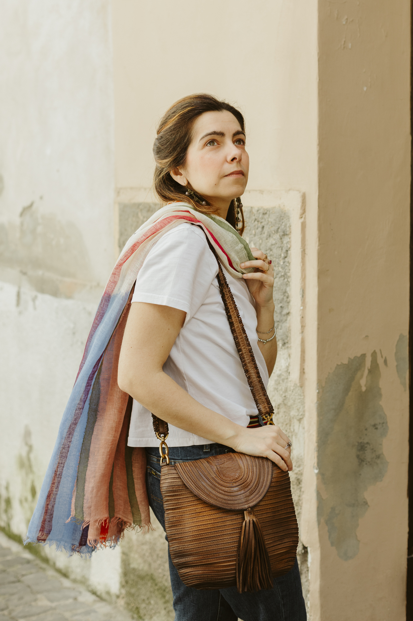 Exquisite J Milano - Stola in garza di lino - immagine 2