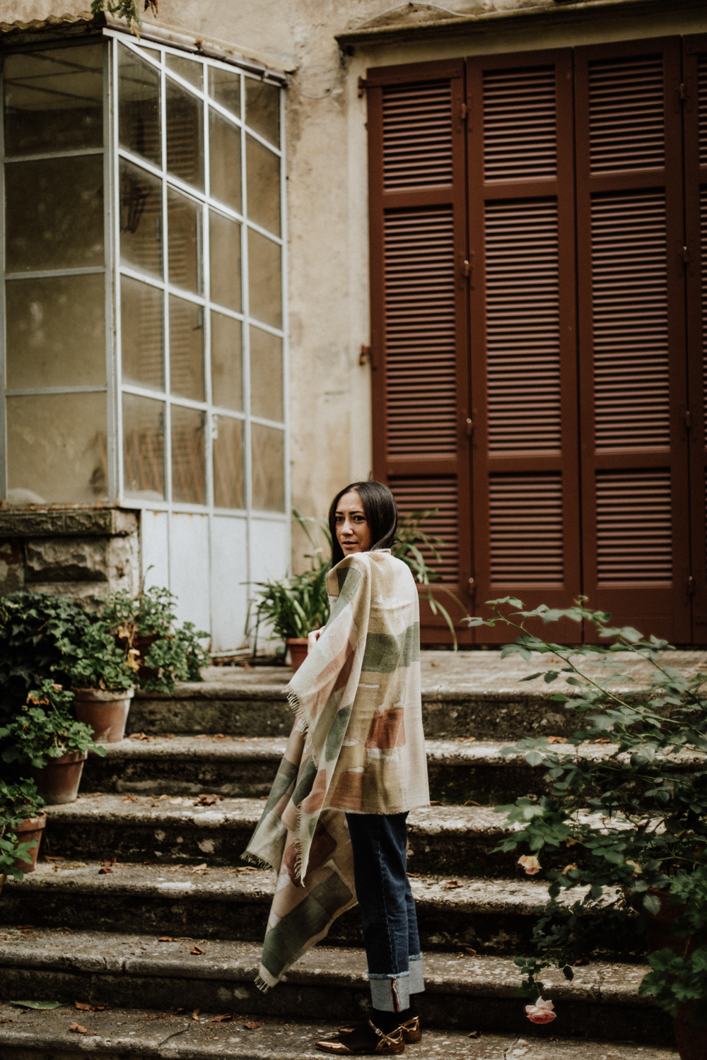 Exquisite J Milano - Stola in garza di lino - immagine 7