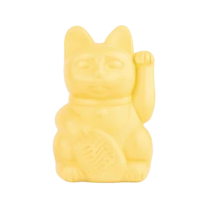 salvadanaio maneki neko giallo