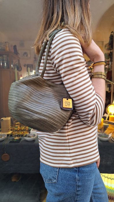 *Collezione Majo - Borsa Deledda Dark Khaki - immagine 3