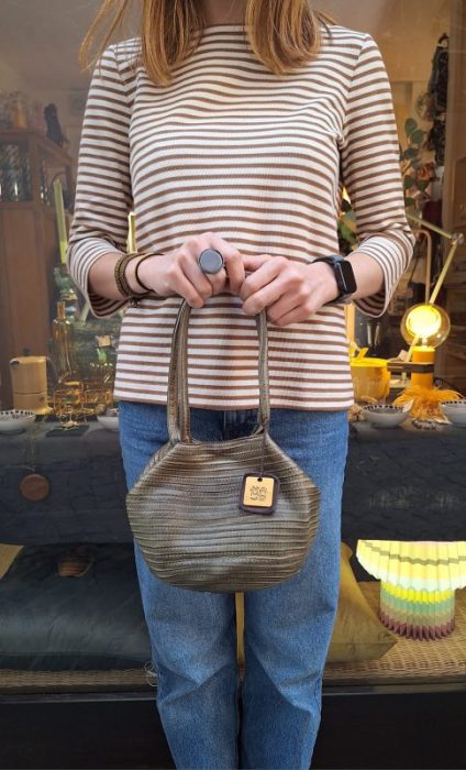 *Collezione Majo - Borsa Deledda Dark Khaki - immagine 4