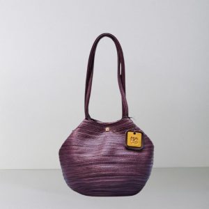 *Collezione Majo - Borsa Deledda Melanzana