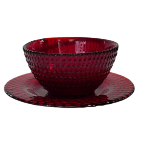 Set 6 coppette con piattino