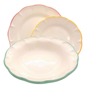Piatti - Arcucci Collezione Dolcevita 6 P.T. Filo Multicolor