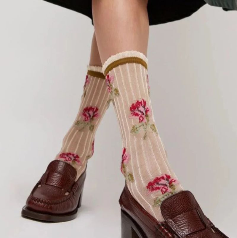 Exquisite J Milano - Calzini Corti Bacche e Fiori - immagine 2