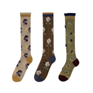 Exquisite J Milano - Calzini Lunghi Bacche e Fiori