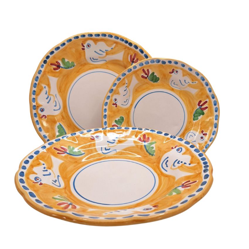 Piatti - Solimene * Decoro Campagna Servizio 6 p.t. Assortiti - Sole