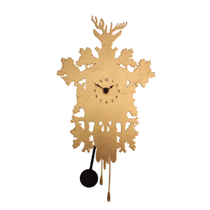 Orologi - Domeniconi Orologio a Pendolo Mignon foglia oro