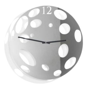 Orologi - Domeniconi Orologio da Parete Moon Argento