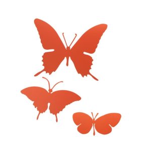 Decorazioni - Domeniconi Butterfly Set 3 Farfalle Arancio