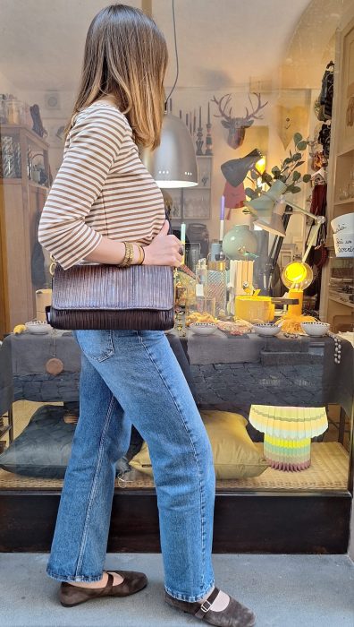 *Collezione Majo - Borsa ISOLA BELLA Cioccolato - immagine 2