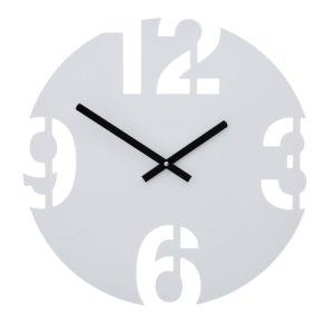 Orologi - Domeniconi Orologio da Parete Senza Numeri Bianco