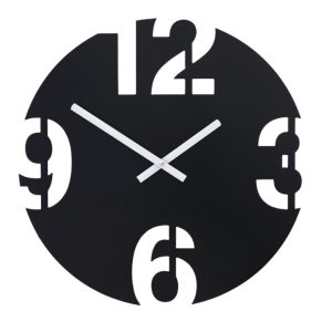 Orologi - Domeniconi Orologio da Parete Senza Numeri Nero