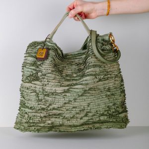 *Collezione Majo - Borsa Frange LE ROCCHETTE Bosco