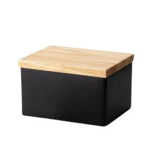 Continenta - Contenitore in Ceramica per Sale Grosso, Sale Fino, Spezie