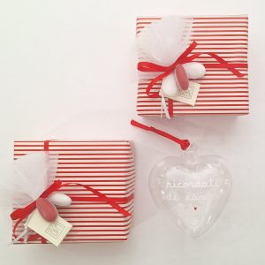 Simple Day Pallina Cuore con Scritta