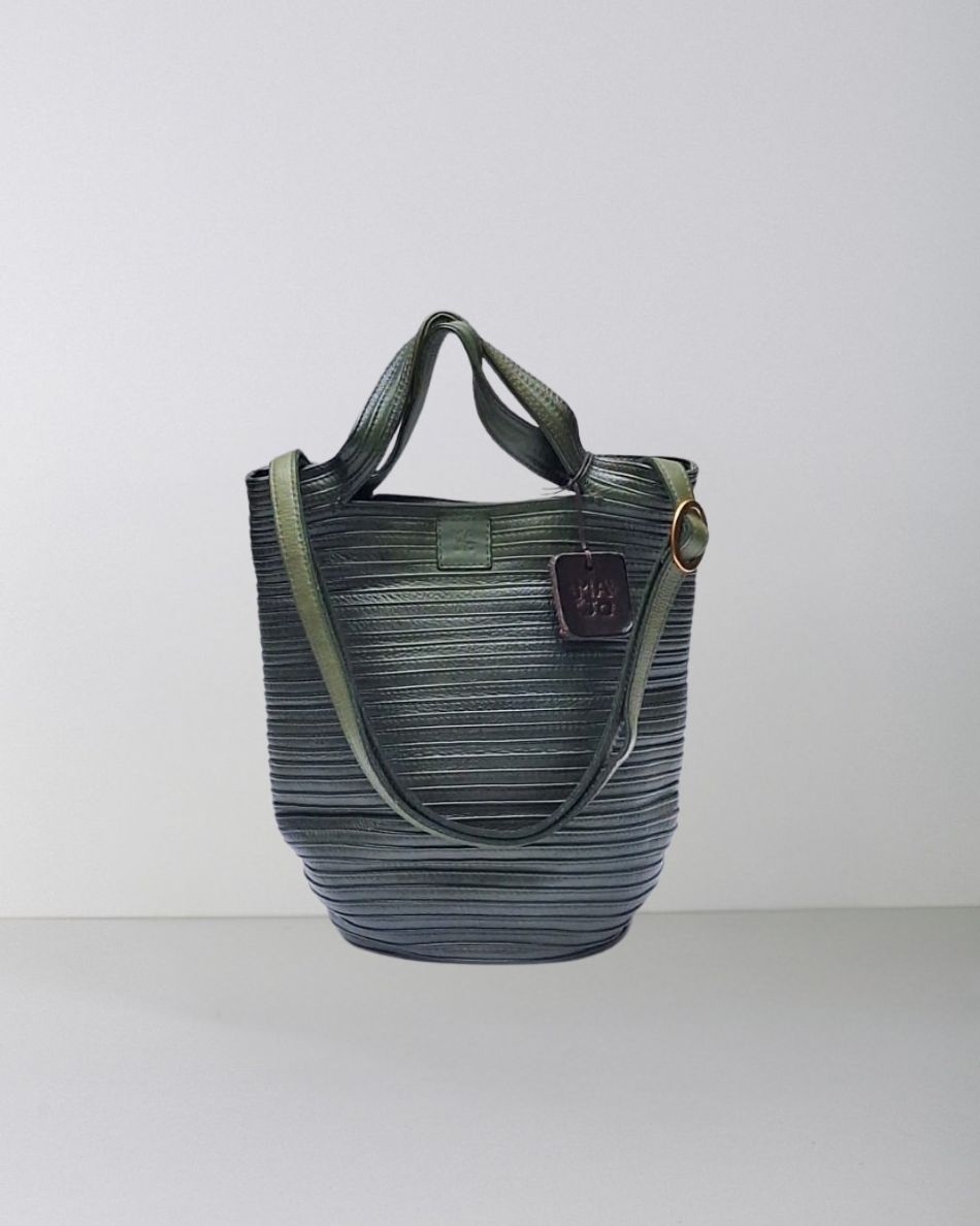 *Collezione Majo - Borsa Rasiglia Bosco