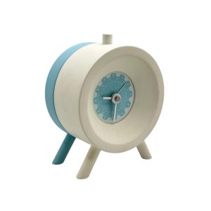 Orologi - Domeniconi Sveglia Legno Bianco/Celeste