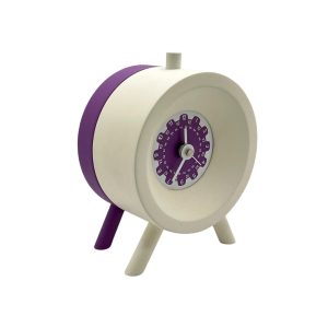 Orologi - Domeniconi Sveglia Legno Bianco/Viola